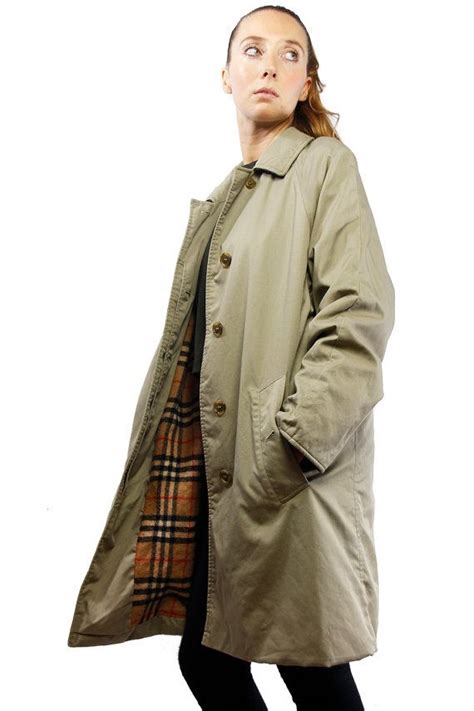 vintage Burberry raincoats